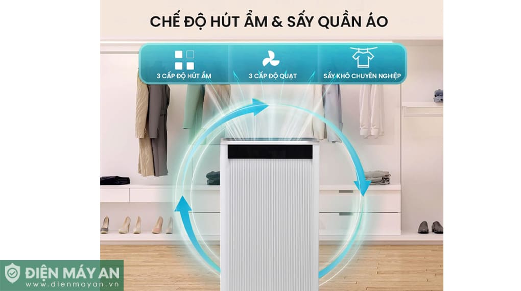 Máy lọc không khí và hút ẩm Azuki Galaxy X4